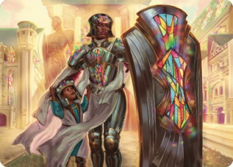 Guardian of New Benalia Art Card [Dominaria United Art Series] | PLUS EV GAMES 