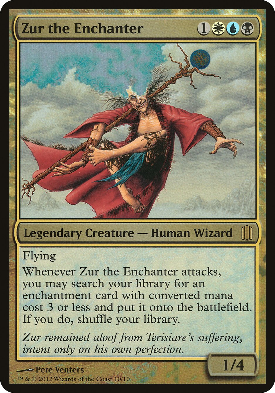 Zur the Enchanter (Oversized) [Commander's Arsenal Oversized] | PLUS EV GAMES 