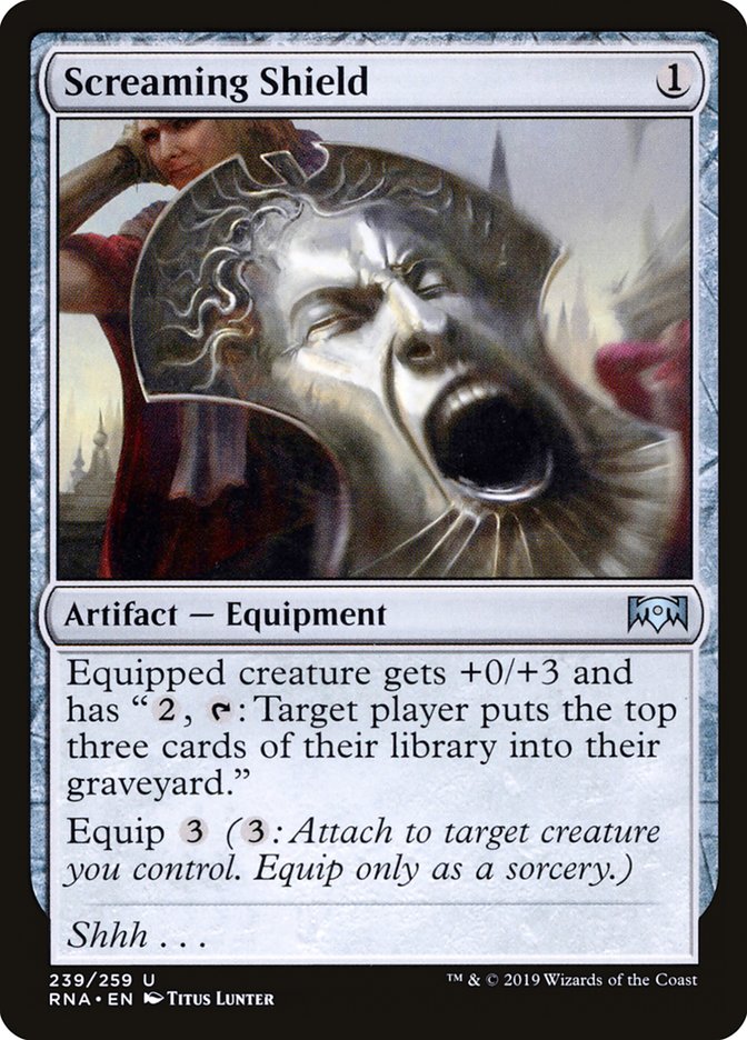 Screaming Shield [Ravnica Allegiance] | PLUS EV GAMES 