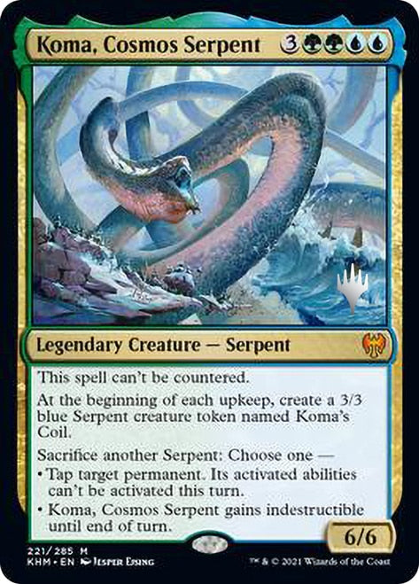 Koma, Cosmos Serpent [Kaldheim Promo Pack] | PLUS EV GAMES 