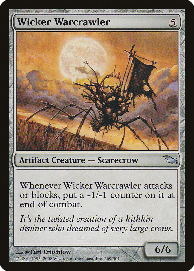 Wicker Warcrawler [Shadowmoor] | PLUS EV GAMES 