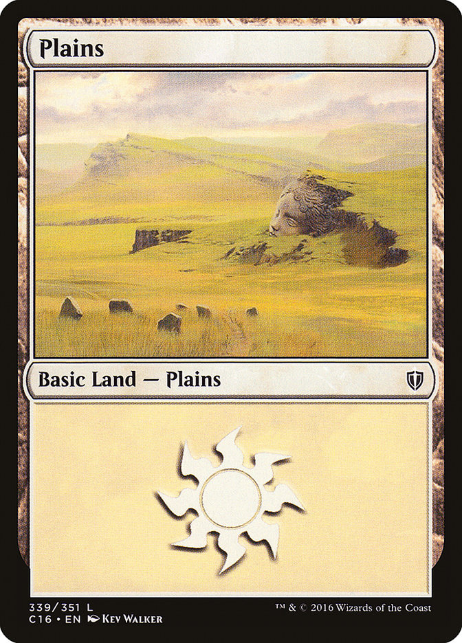 Plains (339) [Commander 2016] | PLUS EV GAMES 