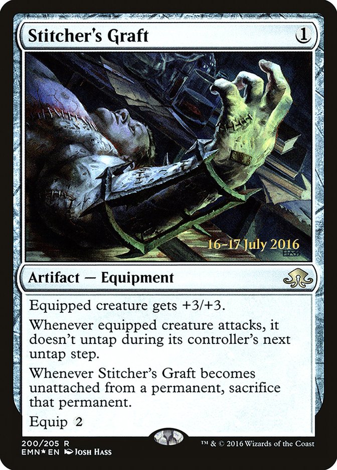 Stitcher's Graft  [Eldritch Moon Prerelease Promos] | PLUS EV GAMES 