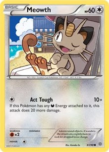 Meowth (61) [XY - Ancient Origins] | PLUS EV GAMES 