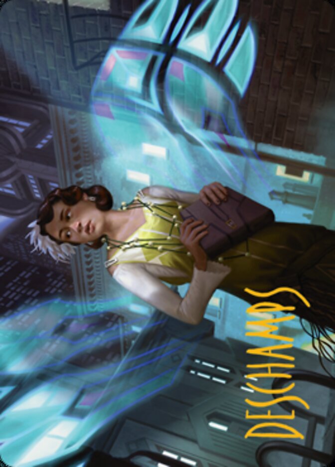 Giada, Font of Hope 1 Art Card (Gold-Stamped Signature) [Streets of New Capenna Art Series] | PLUS EV GAMES 