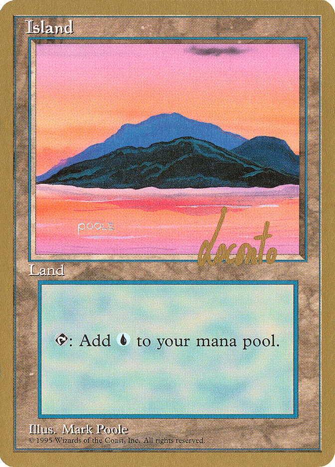 Island (ml369) (Michael Loconto) [Pro Tour Collector Set] | PLUS EV GAMES 