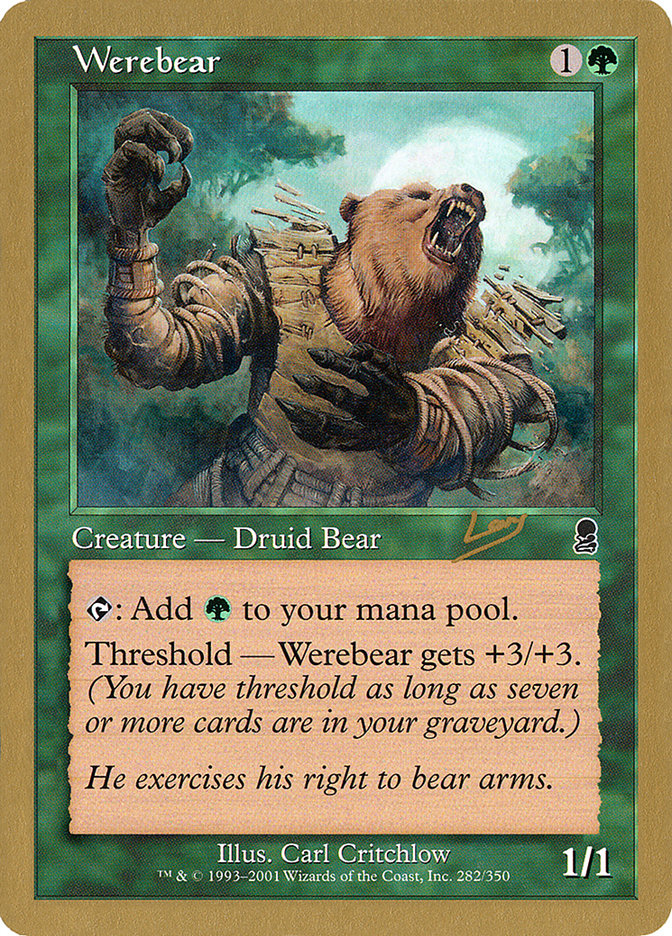 Werebear (Raphael Levy) [World Championship Decks 2002] | PLUS EV GAMES 