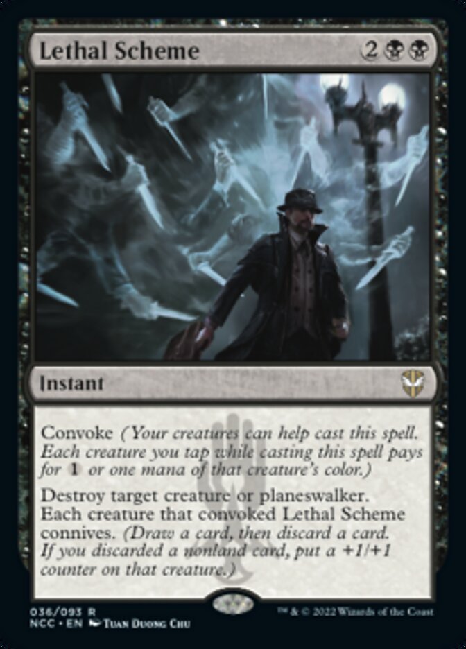 Lethal Scheme [Streets of New Capenna Commander] | PLUS EV GAMES 