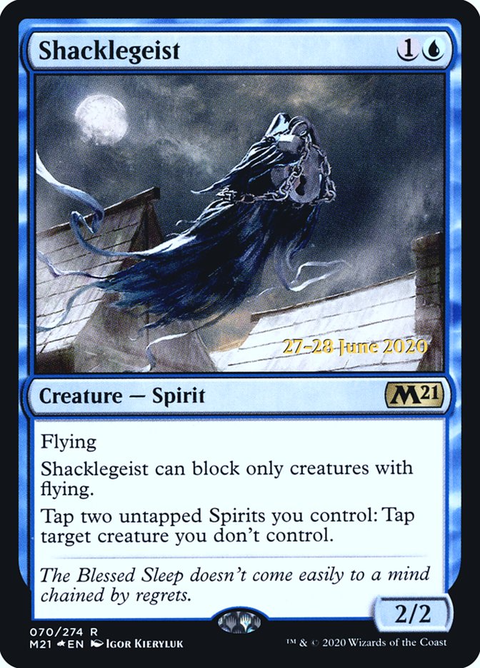 Shacklegeist  [Core Set 2021 Prerelease Promos] | PLUS EV GAMES 