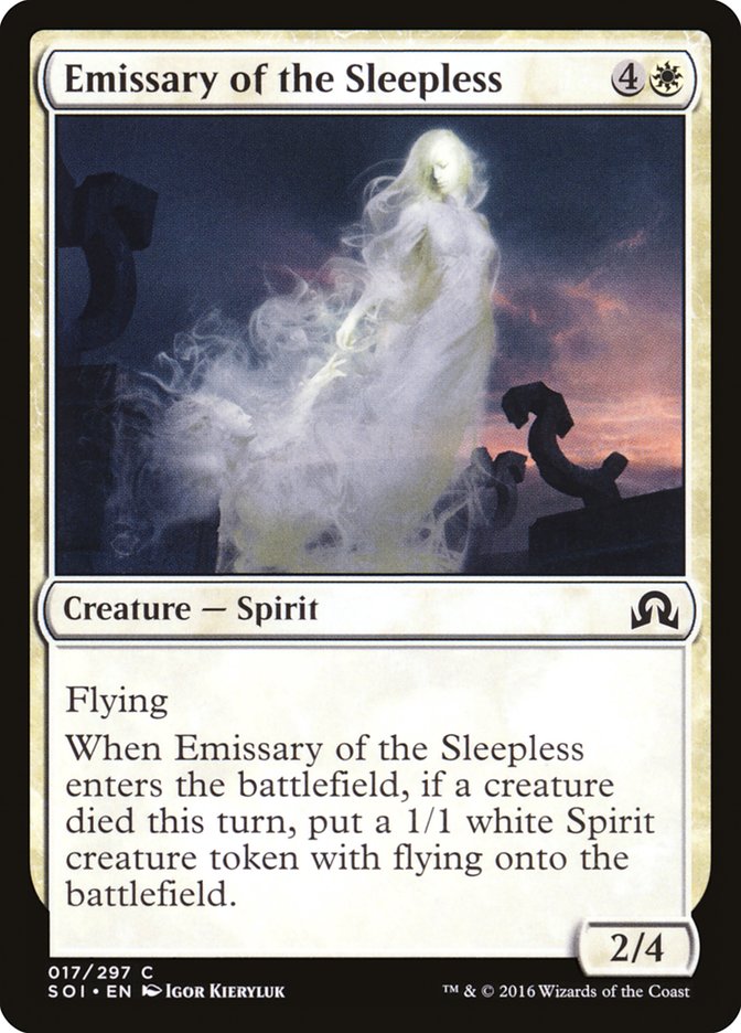 Emissary of the Sleepless [Shadows over Innistrad] | PLUS EV GAMES 