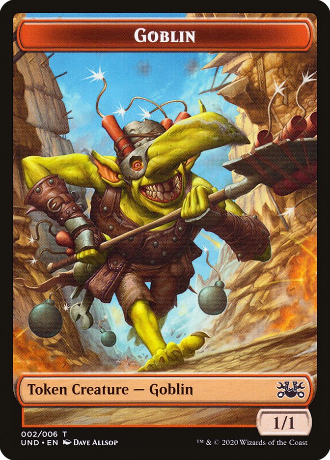 Goblin // Giant Teddy Bear Double-sided Token [Unsanctioned Tokens] | PLUS EV GAMES 