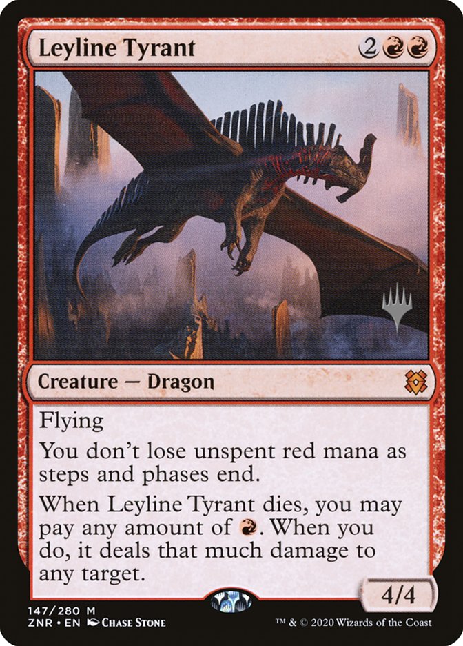 Leyline Tyrant (Promo Pack) [Zendikar Rising Promos] | PLUS EV GAMES 