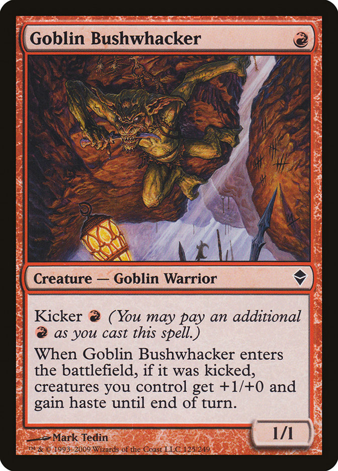 Goblin Bushwhacker [Zendikar] | PLUS EV GAMES 