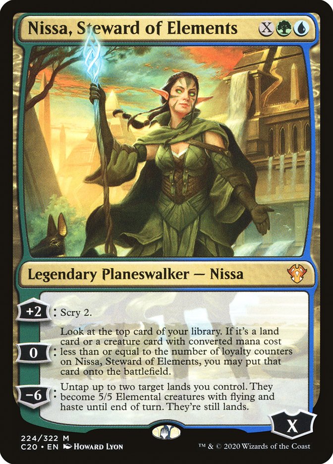 Nissa, Steward of Elements [Commander 2020] | PLUS EV GAMES 