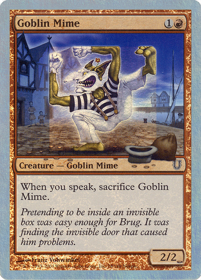 Goblin Mime [Unhinged] | PLUS EV GAMES 