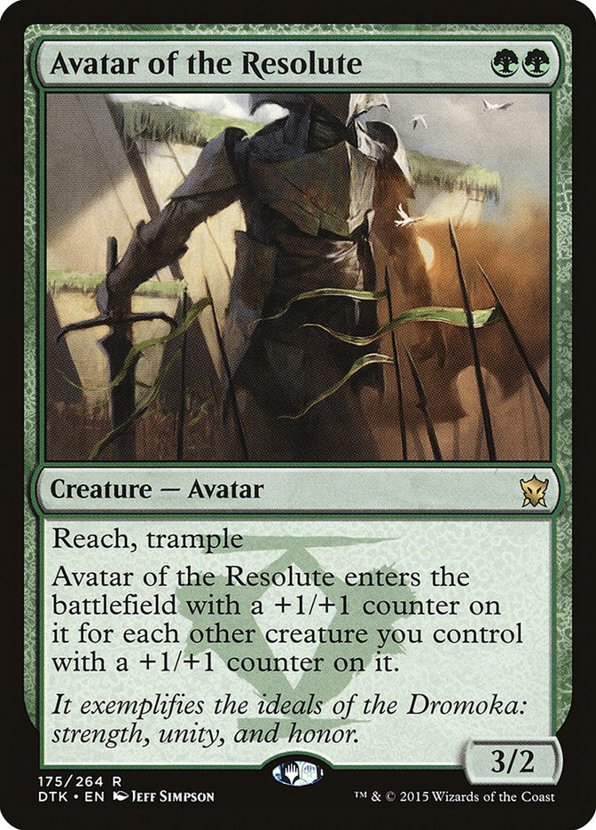 Avatar of the Resolute [Dragons of Tarkir] | PLUS EV GAMES 