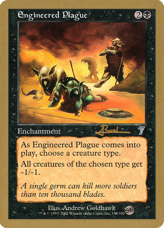 Engineered Plague (Antoine Ruel) (SB) [World Championship Decks 2001] | PLUS EV GAMES 