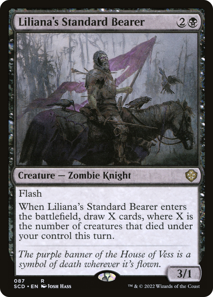 Liliana's Standard Bearer [Starter Commander Decks] | PLUS EV GAMES 