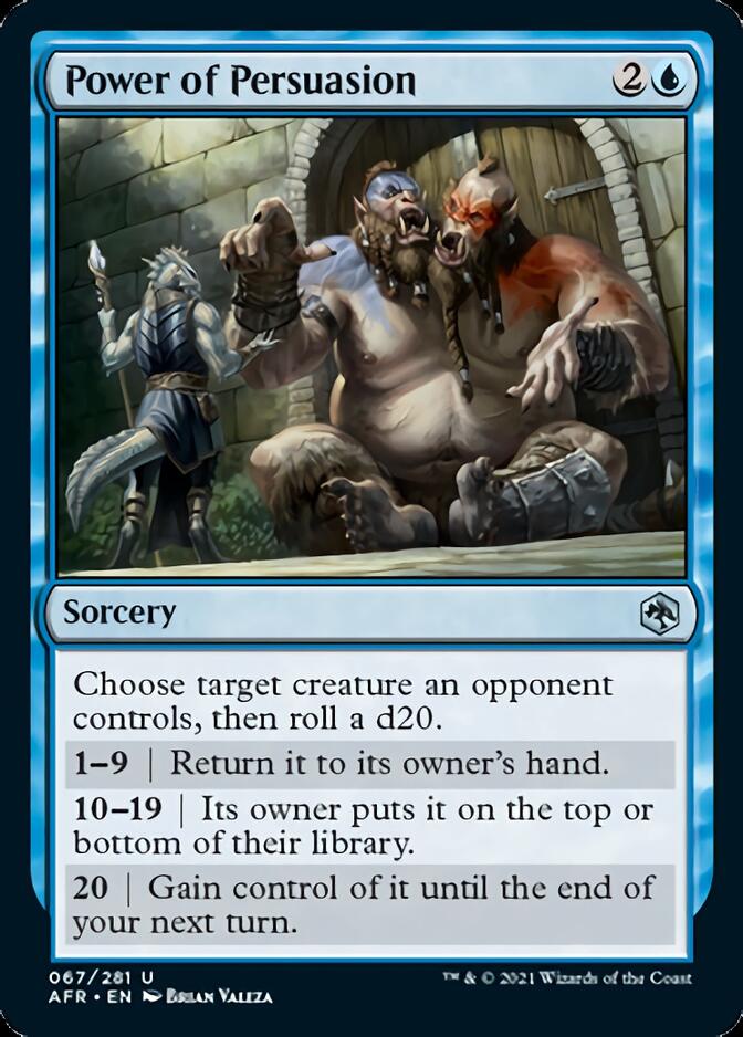 Power of Persuasion [Dungeons & Dragons: Adventures in the Forgotten Realms] | PLUS EV GAMES 