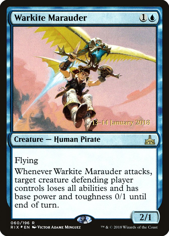 Warkite Marauder [Rivals of Ixalan Prerelease Promos] | PLUS EV GAMES 