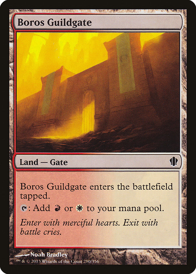 Boros Guildgate [Commander 2013] | PLUS EV GAMES 