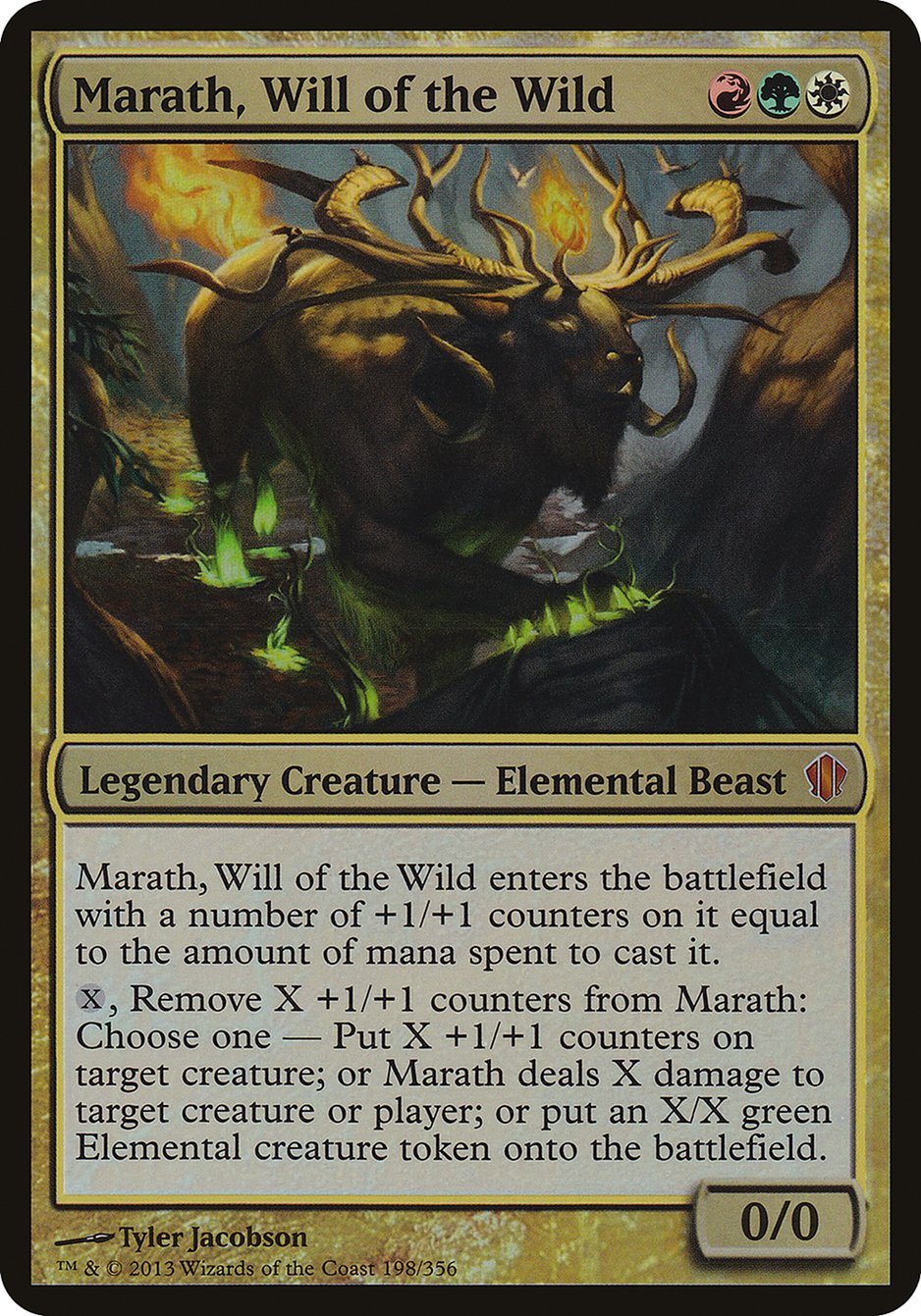 Marath, Will of the Wild (Oversized) [Commander 2013 Oversized] | PLUS EV GAMES 