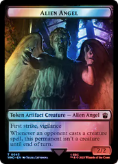 Alien Angel // Clue (0051) Double-Sided Token (Surge Foil) [Doctor Who Tokens] | PLUS EV GAMES 