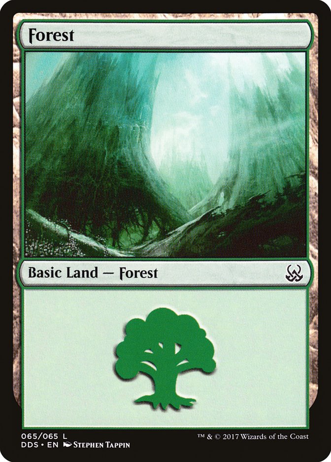 Forest (65) [Duel Decks: Mind vs. Might] | PLUS EV GAMES 