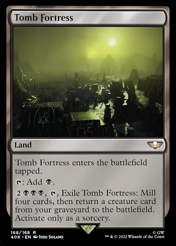 Tomb Fortress (Surge Foil) [Universes Beyond: Warhammer 40,000] | PLUS EV GAMES 