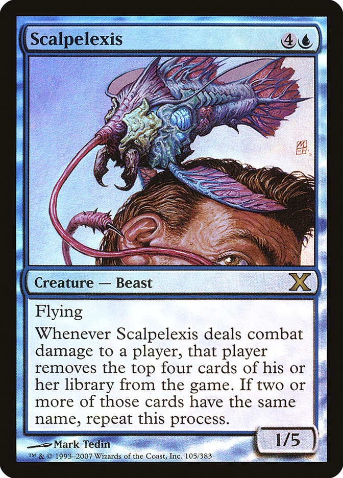 Scalpelexis (Premium Foil) [Tenth Edition] | PLUS EV GAMES 