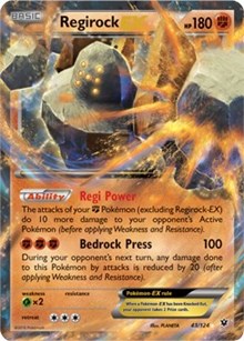 Regirock EX (43) [XY - Fates Collide] | PLUS EV GAMES 