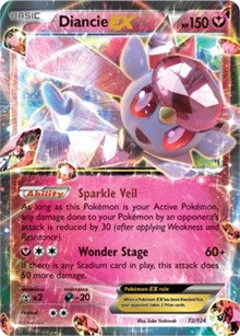 Diancie EX (72) [XY - Fates Collide]