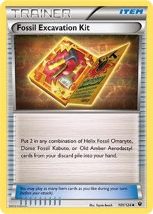 Fossil Excavation Kit (101) [XY - Fates Collide]