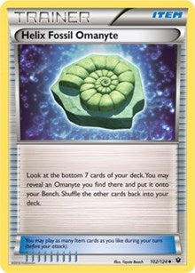 Helix Fossil Omanyte (102) [XY - Fates Collide] | PLUS EV GAMES 