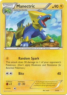 Manectric (13) (13) [XY Trainer Kit: Pikachu Libre & Suicune]