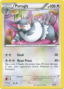 Purugly (19) (19) [XY Trainer Kit: Pikachu Libre & Suicune]