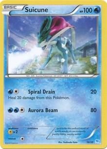Suicune (14 - Non-Holo) (14) [XY Trainer Kit: Pikachu Libre & Suicune]