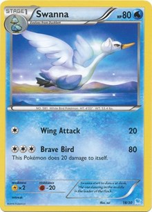 Swanna (18) (18) [XY Trainer Kit: Pikachu Libre & Suicune]