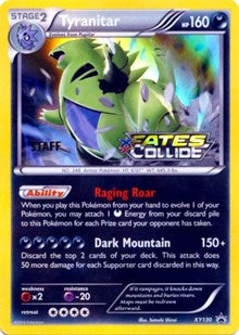 Tyranitar (Staff Prerelease) (XY130) [XY Promos] | PLUS EV GAMES 