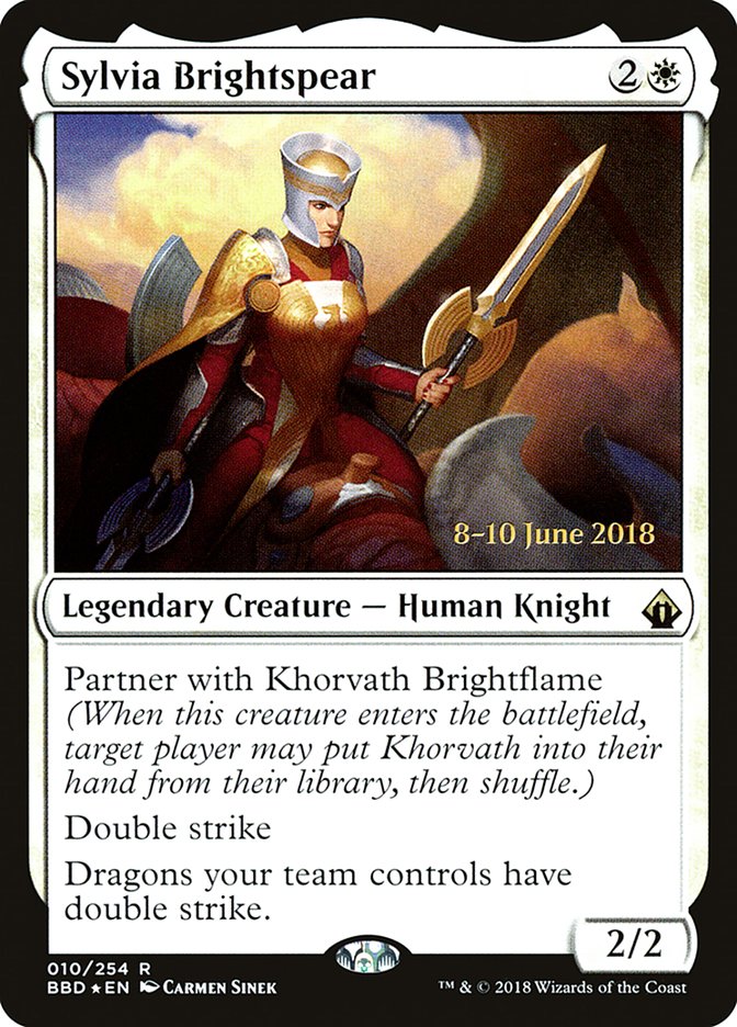 Sylvia Brightspear  [Battlebond Prerelease Promos] | PLUS EV GAMES 