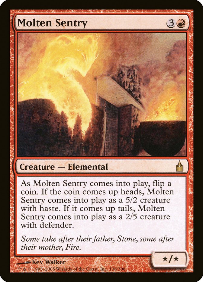 Molten Sentry [Ravnica: City of Guilds] | PLUS EV GAMES 