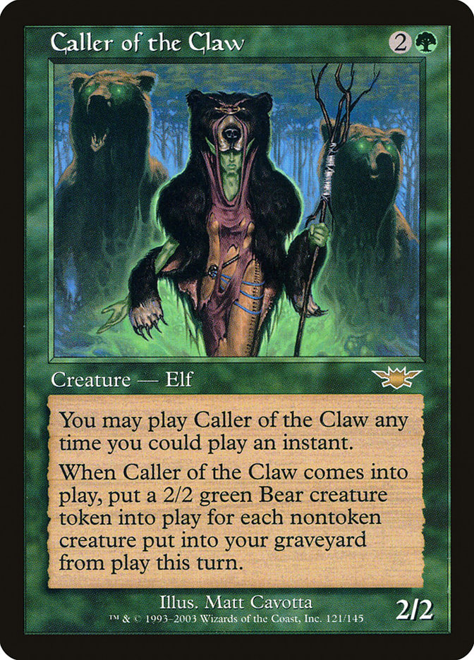 Caller of the Claw [Legions] | PLUS EV GAMES 