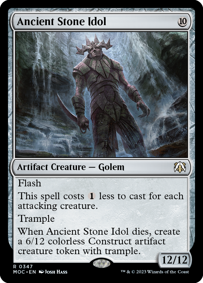 Ancient Stone Idol [March of the Machine Commander] | PLUS EV GAMES 