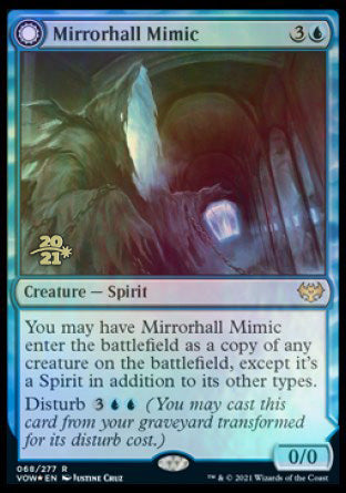 Mirrorhall Mimic // Ghastly Mimicry [Innistrad: Crimson Vow Prerelease Promos] | PLUS EV GAMES 