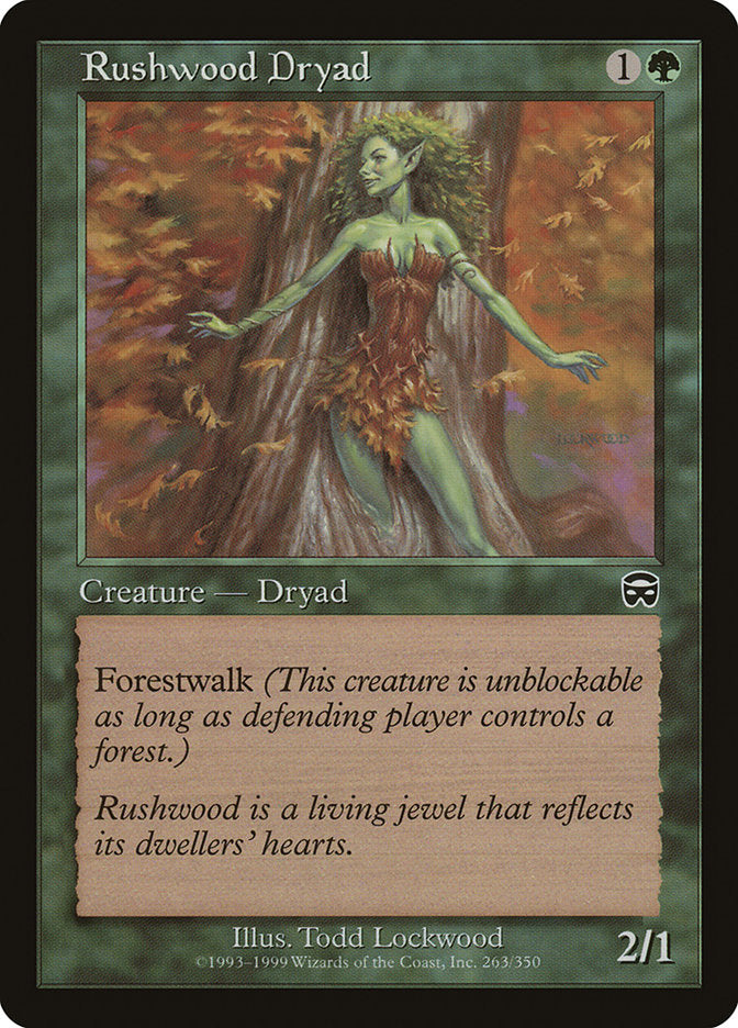 Rushwood Dryad [Mercadian Masques] | PLUS EV GAMES 