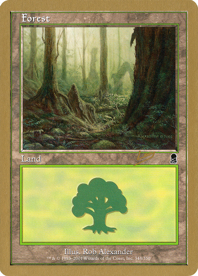 Forest (rl348) (Raphael Levy) [World Championship Decks 2002] | PLUS EV GAMES 