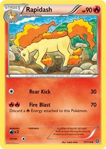 Rapidash (17) [XY - Steam Siege] | PLUS EV GAMES 