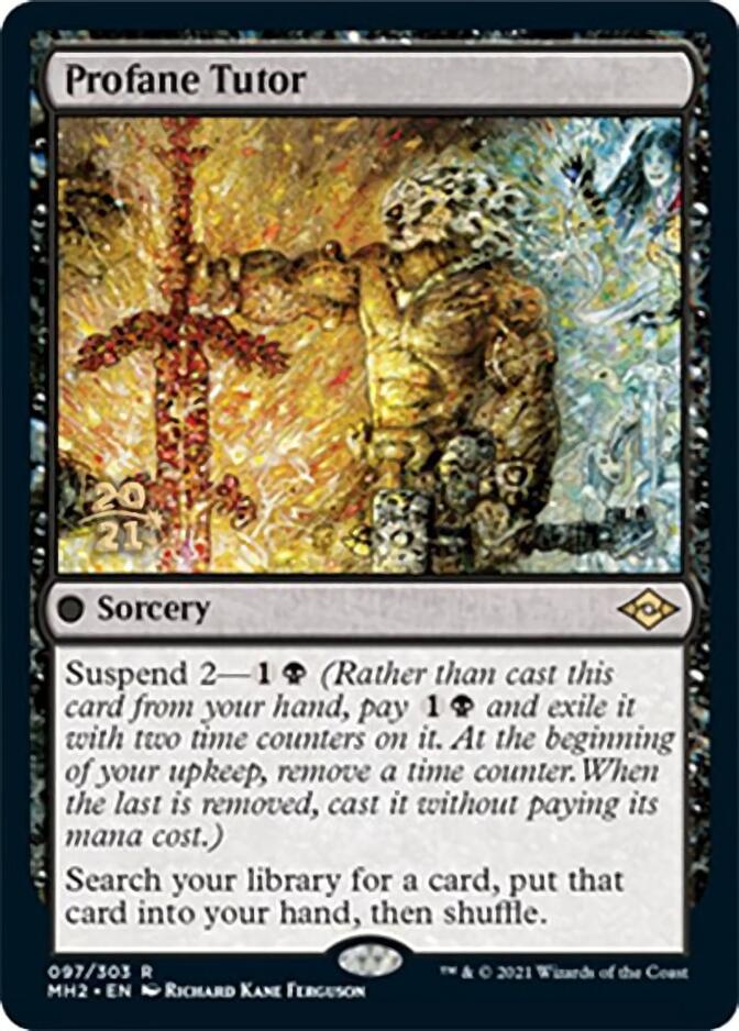 Profane Tutor [Modern Horizons 2 Prerelease Promos] | PLUS EV GAMES 