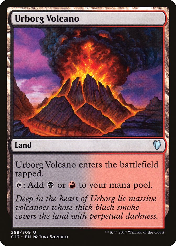 Urborg Volcano [Commander 2017] | PLUS EV GAMES 