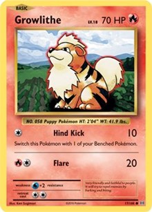 Growlithe (17) [XY - Evolutions]